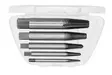 Bolt extractor set 5 pcs m3-m18 8551 s-005, gedore - Moottorityökalut - 503-2659336GED - 1