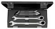 Combination ratchet spanner set 8-19mm 5 pcs 7 ur-005, gedore - Lenkki- ja kiintolenkkiavaimet - 503-2327651GED - 1