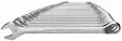 Combination spanner set 1 b-026, gedore - Lenkki- ja kiintolenkkiavaimet - 503-6012920GED - 1