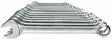 Combination spanner set 7-017, gedore - Lenkki- ja kiintolenkkiavaimet - 503-6093580GED - 1