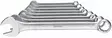Combination spanner set, 8 pcs. 10-19 mm, gedore - Lenkki- ja kiintolenkkiavaimet - 503-3100227GED - 1