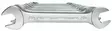 Double open ended spanner set 10 pcs 6-32 mm 6-100, gedore - Kiintoavaimet - 503-6077620GED - 1