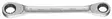 Double ring ratchet spanner 3/8x7/16" 4r, gedore - Lenkki- ja kiintolenkkiavaimet - 503-2825023GED - 1