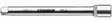´´extension 1/4´´´´ 2090-4´´, gedore - Hylsyt ja voimahylsyt - 503-6170400GED - 1