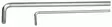 Hexagon allen key extra long 3/8"af 42 el, gedore - Kuusiokoloavaimet - 503-1543385GED - 1
