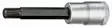 Inr 19 l 8-100 screwdriver bit socket 1/2´´, long ribe m8, gedore - Hylsyt ja voimahylsyt - 503-1449877GED - 1