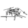 Niitti ruostumaton 4,8x10 mm 50 kpl + drill c, rapid - Lävistys ja niittaus - 503-5000396RAPID - 4