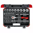 Padrunite kmpl 1/2´´ 10-32mm 24tk r69013024, gedore red - Hylsysarjat - 503-3300056GEDRED - 1