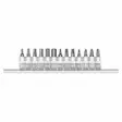 Screwdr.bit sockets 1/4 +rail 13pcs r48008013, gedore red - Hylsyt ja voimahylsyt - 503-3300022GEDRED - 1