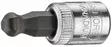 Screwdriver bit socket 1/4" ball-end in-hex 6 mm, gedore - Hylsyt ja voimahylsyt - 503-2219468GED - 1