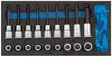 Screwdriver bit socket set module 1500 ct1-itx 19 lkp, gedore - Työkalut työkaluvaunuihin - 503-2308940GED - 1