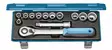Socket set 1/2" 13 pcs ud 10-24 mm d 19 kmu-20, gedore - Hylsysarjat - 503-2545829GED - 1