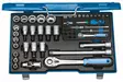 ´´socket set 1/2´´´´ 19 v20-u10´´, gedore - Hylsysarjat - 503-6157490GED - 1