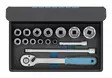 Socket set 1/2" in textile bag 15 pcs, gedore - Hylsysarjat - 503-3085023GED - 1