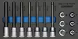 Tool module with tools 1500 ct1-in 19 lkm, gedore - Työkalut työkaluvaunuihin - 503-2308932GED - 1