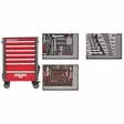 Tool set in t.trolley wingman red 129pcs r22071004, gedore red - Työkaluvaunut työkaluilla - 503-3301694GEDRED - 1