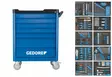Tool trolley with 7 drawers with tool set (308 pieces), gedore - Työkaluvaunut työkaluilla - 503-2980347GED - 1