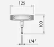 Vääntömomenttiavain dremometer t-fs 1/4" 763-12 12nm, gedore - Momenttiavaimet 1/4" - 503-1948032GED - 2