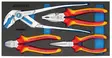 Vde pliers set in 1/3 check-tool module, gedore - Työkalut työkaluvaunuihin - 503-2309033GED - 1