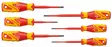 Vde screwdriver set slim drive, 6 pcs, gedore - VDE-jännitesuojatut työkalut - 503-2928701GED - 1