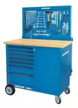 Workbench with tool panel and hooks, gedore - Työkaluseinät ja -pidikkeet - 503-6623990GED - 1