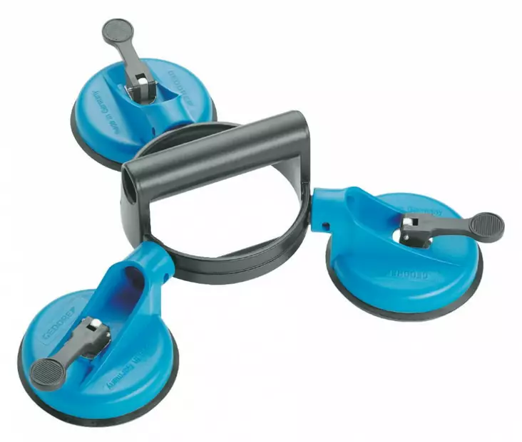 121 g-3 suction cup lifter with 3 cups, d 120 mm, gedore - Moottorityökalut - 503-6390870GED - 1