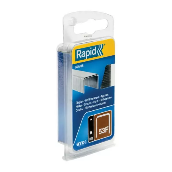 53f/6mm 0.97m nb staples, rapid - Niitit ja sinkilät - 503-5000555RAPID - 1