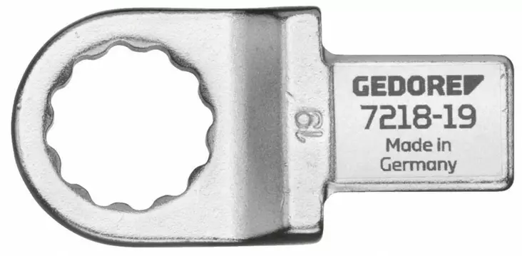 7218-13mm ring spanner, gedore - Momenttiavaimen vaihtopäät - 503-7693120GED - 1
