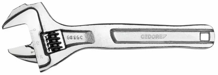 Adjustable spanner 8", open end, chrome-plated, gedore - Jakoavaimet - 503-3100243GED - 1