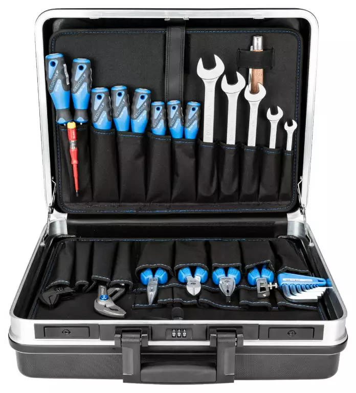 Basic tool set in case 74 pcs, gedore - Työkalupakit, -salkut ja -reput - 503-3082121GED - 1