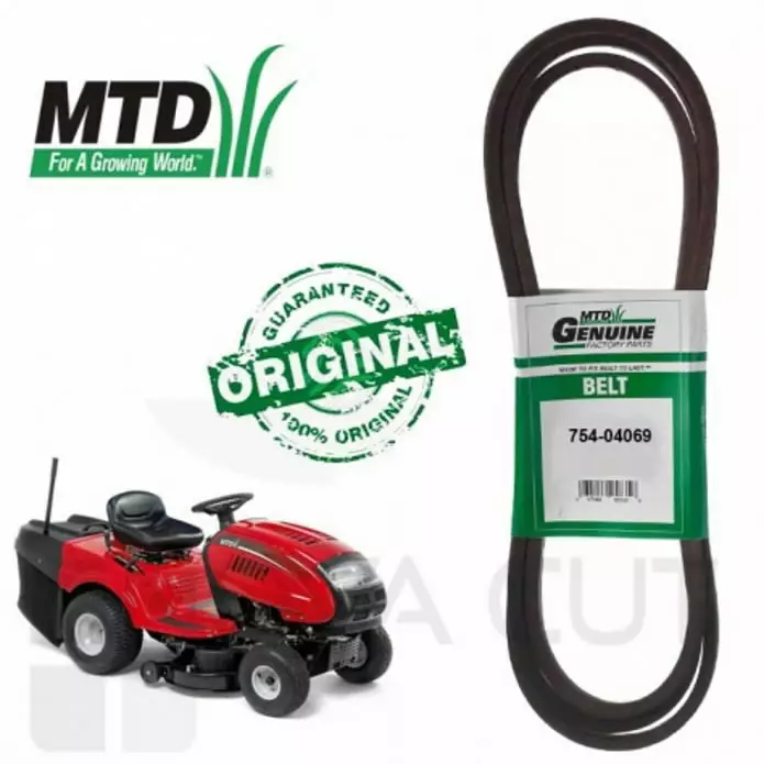 Belt:v typ:hb x 105 lg, mtd - Ruohonleikkurin yleismalliset hihnat - 503-754-04069MTD - 1