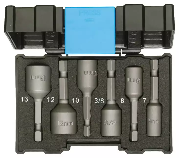 Bit box nut setter 6 pc, gedore - Ruuvauskärkisarjat - 503-2993244GED - 1