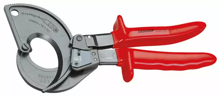 Cable cutter 52mm 280mm v 8091-500, gedore - Vaijeri- ja kaapelileikkurit - 503-6725210GED - 1