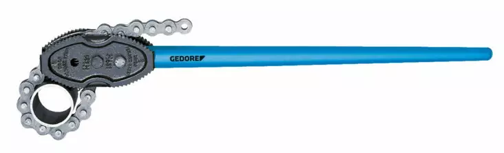 Chain pipe wrench 48-219mm 122008, gedore - Putkipihdit - 503-4548340GED - 1
