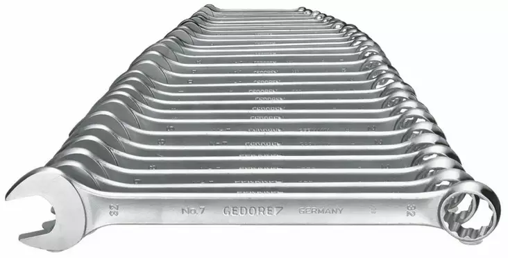 Combination spanner set 7-026, gedore - Lenkki- ja kiintolenkkiavaimet - 503-6093740GED - 1
