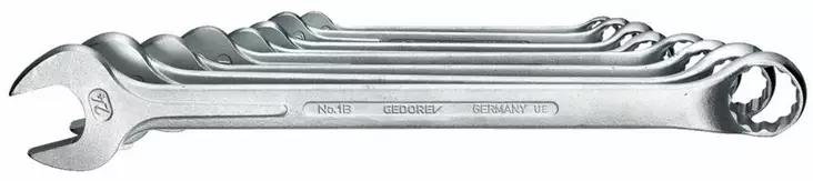 Combination spanner set, gedore - Lenkki- ja kiintolenkkiavaimet - 503-6011870GED - 1