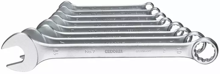 Combination spanner set, gedore - Lenkki- ja kiintolenkkiavaimet - 503-6092850GED - 1