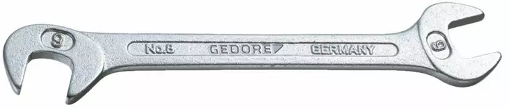 Double ended midget spanner 9mm 8, gedore - Kiintoavaimet - 503-6094630GED - 1