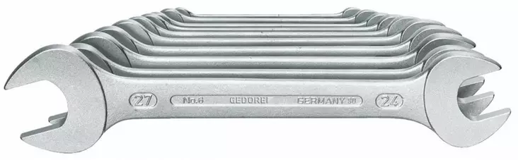 Double open ended spanner set 6-10, gedore - Kiintoavaimet - 503-6077540GED - 1