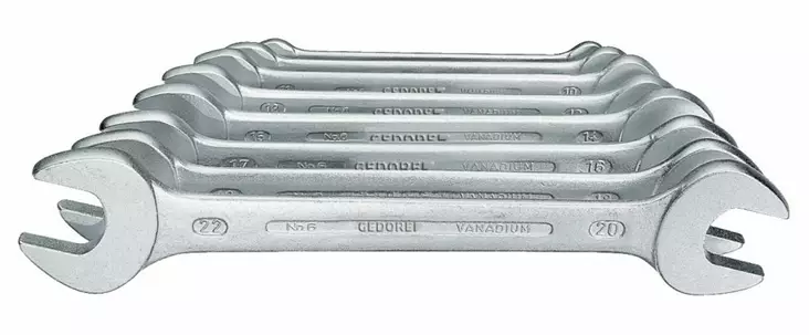 Double open ended spanner set 6-8, gedore - Kiintoavaimet - 503-6077380GED - 1