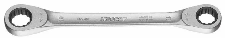 Double ring ratchet spanner 3/8x7/16" 4r, gedore - Lenkki- ja kiintolenkkiavaimet - 503-2825023GED - 1