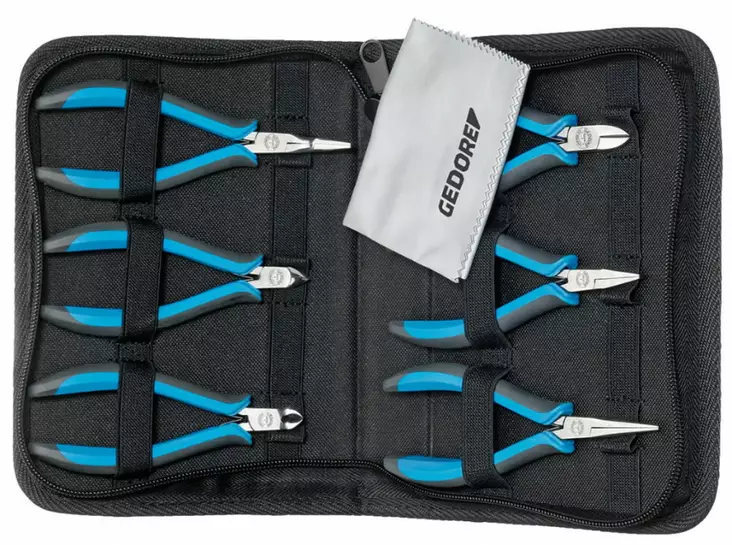 Electronic pliers set s 8305 esd, 6 pc, gedore - Elektroniikkapihdit - 503-1955551GED - 1