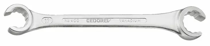 Flare nut spanner 400 14x17mm, gedore - Lenkki- ja kiintolenkkiavaimet - 503-6057510GED - 1