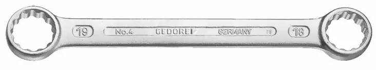 Flat ring spanner 14x17mm 4, gedore - Lenkki- ja kiintolenkkiavaimet - 503-6054410GED - 1