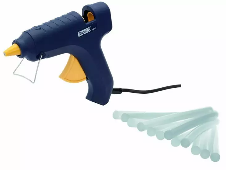 Glue gun eg111 + 12mm glue sticks (500g), rapid - Kuumliimapistoolit - 503-40303076RAPID - 1