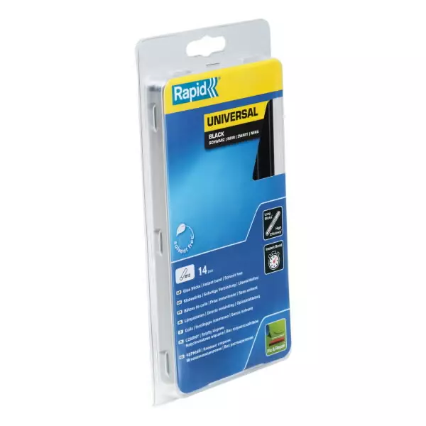Glue sticks 12x190mm, black, universal, 250g, rapid - Liimat - 503-5000211RAPID - 1