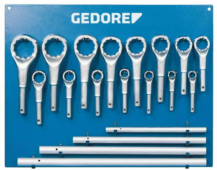 Heavy duty ring spanner set 2 atm, gedore - Lenkki- ja kiintolenkkiavaimet - 503-6049250GED - 1