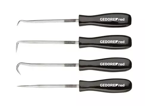 Hook set f.o-ring installation 4pcs r19101001, gedore red - Moottorityökalut - 503-3301548GEDRED - 1