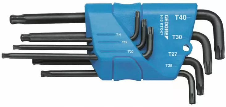 L-torx set tx 7pcs h43 ktx-07, gedore - Kuusiokoloavaimet - 503-1531441GED - 1