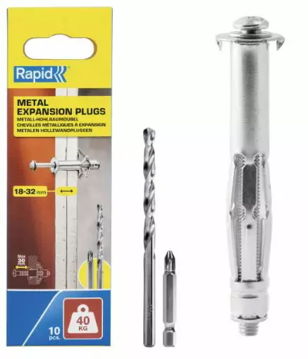 Levyankkuri, levyn paksuus 18–32 mm, kuormitus 40 kg, rapid - Lävistys ja niittaus - 503-5001551RAPID - 1